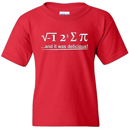 I 8 Sum Pi And It Was Delicious Matte Matematik Nyhet Ungdom T-shirt T-shirt för barn