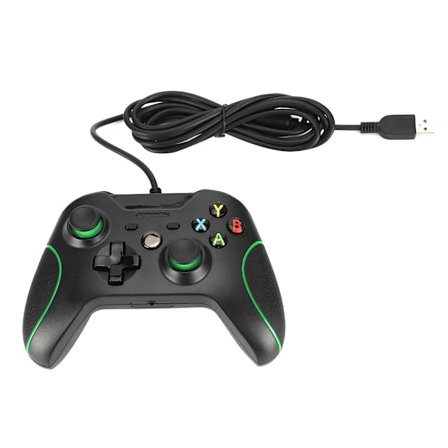 Trådspelshandtag Vibrations Gamepad Controller Stöd PC för XBOX ONE Värd