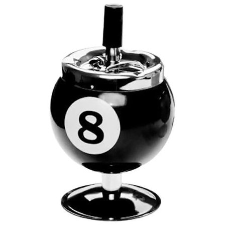Askebæger Billardkugle Form Vintage Askebæger Skrivebordsaskebæger Boligindretning