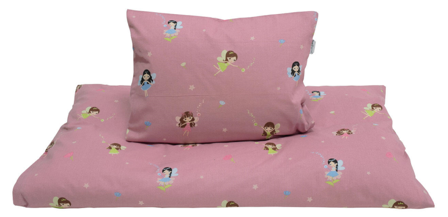 Turiform Sengesett Baby Bomull 80x100 Rosa