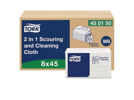 TORK Rengöringsduk Premium 2-i-1 W8 vit 45/fp - Lyreco - Städ och hygien - Städdukar och diskdukar - Städdukar - Alltork