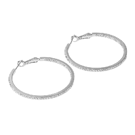 SNÖ of Sweden Story Ring Earring Örhängen Dam Silver ONESIZE