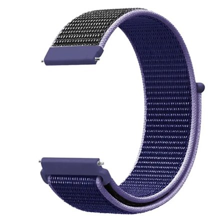 20 22mm Nylon Klockarmband För Garmin Vivoactive 3 4 5/Venu 2 Plus/Venu 3/Forerunner 55 158 265 965 745 645 255 Music Loop Armband