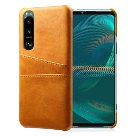 Sony Xperia 5 III skal med korthållare - Orange Orange