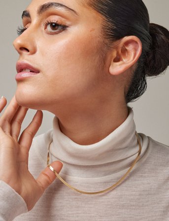 Enamel Copenhagen Necklace Caroline - Gold - ONE SIZE