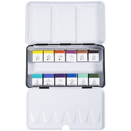 Watercolour 12 Half pans