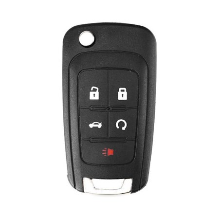 Flip fjärrnyckelfodral 4-knapps HU100 för Opel