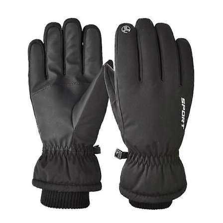 Varme vinterhandsker til touchscreen, vandtætte termiske snehandsker