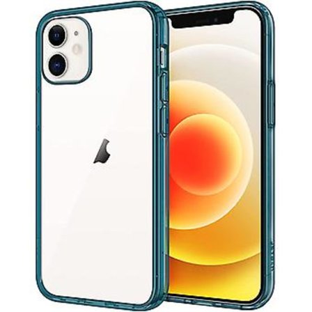 Skal Kompatibelt med iPhone 12 Mini 5,4-tum, Stötsäkert Telefonskydd, Anti-Repor Klar Baksida (Marinblå)