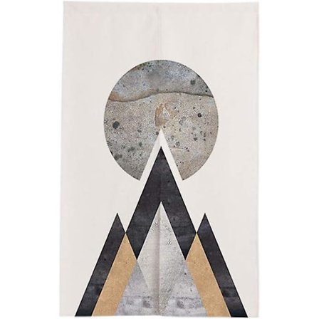 Noren Geometrisk Dörröppningsgardin Tapestry (svarta berg, 85 cm X 150 cm)