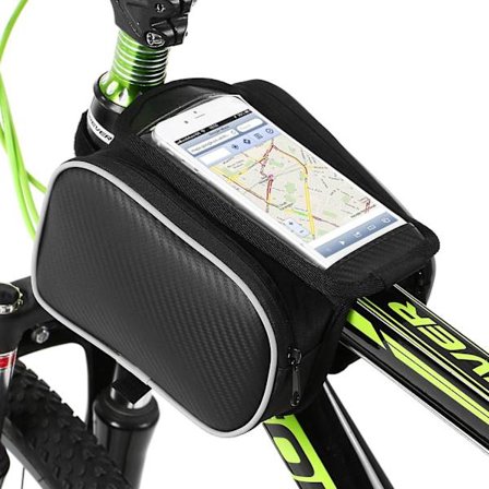 Lixada Cykel Frontramme Touchscreen Telefon Taske Mountainbike Cykling Toprør Dobbelt Taske Sidetaske