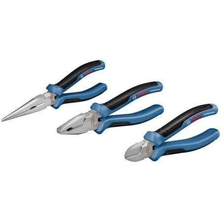 Bosch 1600A016BG Tångset 3 delar, Tänger & tvingar