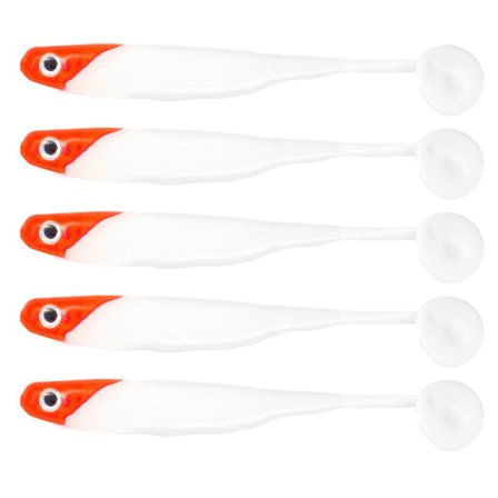 Fladen Glimmer Shimmer 10cm 5p Red Head