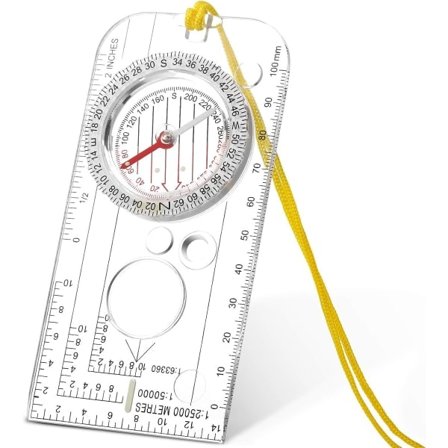 Navigasjonskompass Scout-kompass med justerbar deklinasjon f