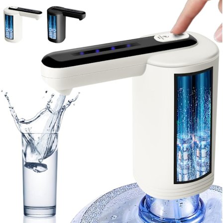 Vanddispenser, Automatisk USB-opladelig Vanddispenser, Bærbar Vandpumpe, Universal Afbryder