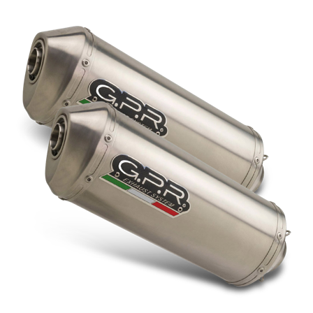 Slip-On G.P.R. Satinox Double - Royal Enfield Continental GT 650 2021-2022