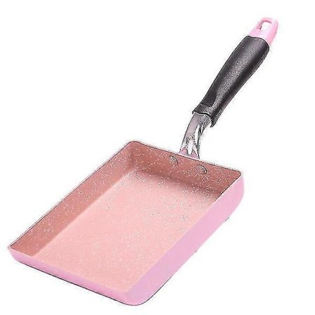 13x18cm Japansk Tamagoyaki Stekepanne Magnetisk Komfyr Stekepanne (Rosa)