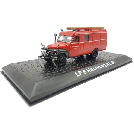 Firetruck LF8 Hanomag AL28 Scale Modell 1:72 9cm Samlers model B Multicolor