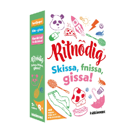 Familjespel Ritnödig Multifärg