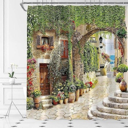 Suihkuverhot Homeenkestävät Kylpyhuoneverhot Pestävät