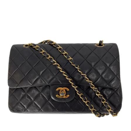Chanel Vintage, Pre-owned Leather chanel-bags Zwart, Dames, Maat:ONE Size,leer