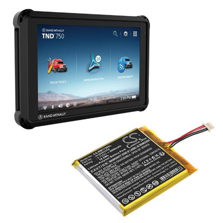 Batteri til Navigator, GPS til RAND McNally TND-750