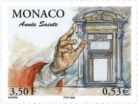 Monaco - Det hellige år - Postfrisk frimærke