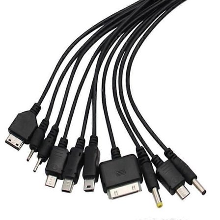 USB-kabel 10-i-1 Universell Till Multi-Kontakt Mobilladdare Datakabel USB-kabel Mobiltelefontillbehör