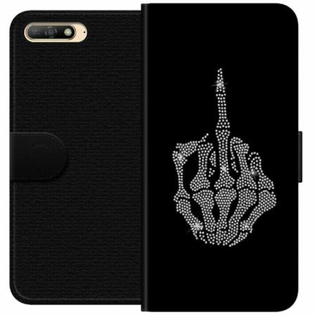 Huawei Y6 (2018) Plånboksfodral Fuck You Bling