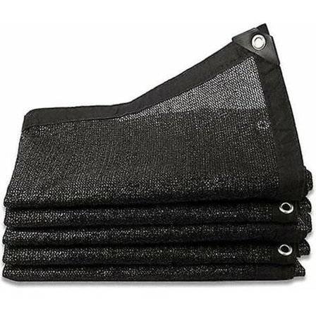 Skyggenett 8 Pins Skyggelegging 80% Forsterket Fortykket Skyggeseil, Vindtett Nett for Drivhus med Maljer (3x4m)