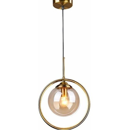 Retro-teollinen kattokruunu, messinkinen kattokruunu harmailla lasikuvuilla, moderni kattokruunu keittiöön ja olohuoneeseen (valonlähteet eivät 