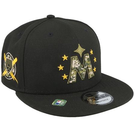 New Era - MLB Svart snapback Caps - Minnesota Twins Mlb24 Armed Forces Day 9FIFTY Black Snapback @ Hatstore