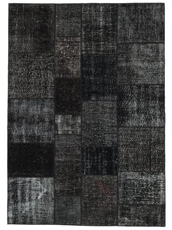 Vintage Patchwork Dywan 170X240 Wełna