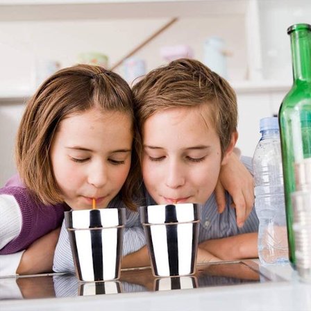 2 stk rustfrie stål krus - Børstet metall drikkekopp, uknuselig, stabelbar, kaffe/te/øl krus