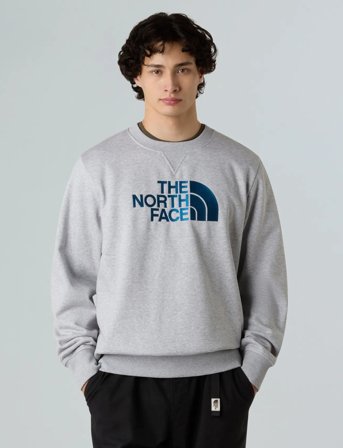 The North Face M Drew Peak Regular Crew - Grey - M
