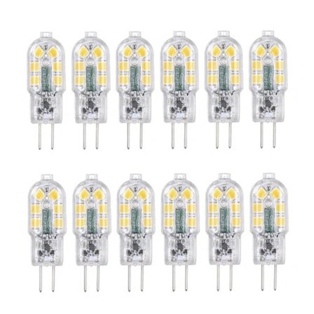 [CA] Tomshine G4 LED-pærer 12-pakning Varmhvit