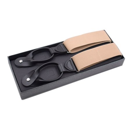 Unisex elastiske seler til mænd Justerbare bukser Suspender knap