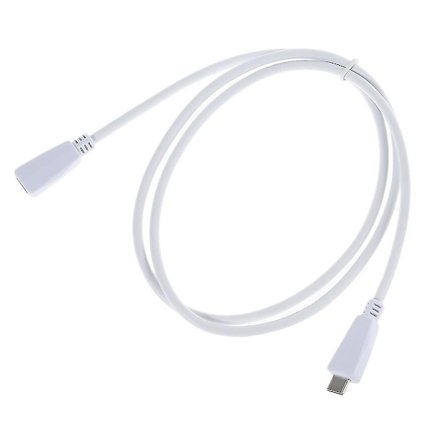 5a 20v USB Typ-C Forlengelseskabel, USB-C 2.0 Hunn til USB Hann Forlenger - Perfekt 1m_tfrf