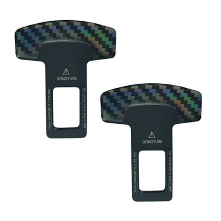 2 kpl auton turvavyön äänenvaimentimet metalliset auton turvavyöt turvavyön soljet tulpat hälyttimen pysäytin