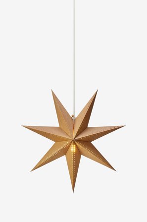 Markslöjd - Pendel stjerne Kiara 1L 45cm - Brun - Adventsstjerner - Fra Homeroom