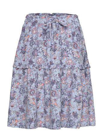 Skirts Light Woven Knälång Kjol Multi/mönstrad Esprit Casual