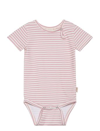 Body S/S Sum Printed Bodies Short-sleeved Pink Petit Piao