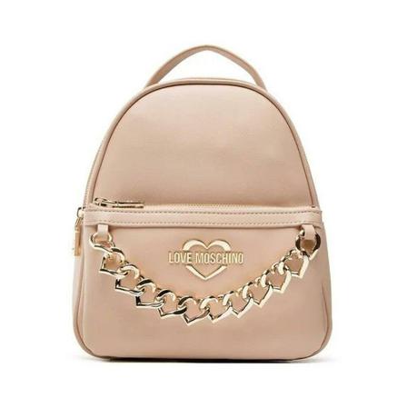 Love Moschino, nude backpack Beżowy, Kobieta, Rozmiar: ONE Size