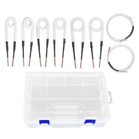 8 stk. messingkjerne induksjonsvarmer spole 3mm sett for fjerning av bolt og mutter