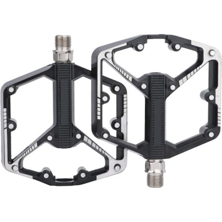 Aluminiumpedaler med förseglade industriella kullager, 9/16 pedaler för elcykel, MTB, BMX, landsvägscykel