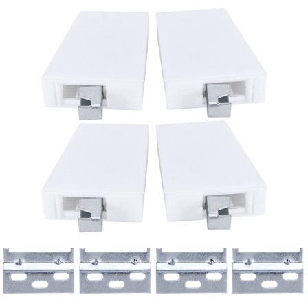 2-pack Justerbar skåphängare med monteringsplatta Skåp Möbelbeslag Delar Fäste Väggbärande beslag