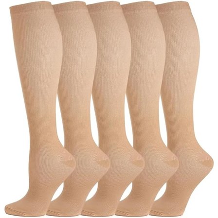 QU-Kompresjonsstrømper Støttestrømper Løpestrømper Herre og Dame Farge S/M