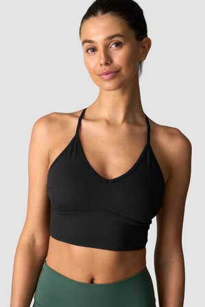 ICANIWILL - Nimble Adjustable Strappy Sports Bra Black - Sport-BH - Damen - ICIW