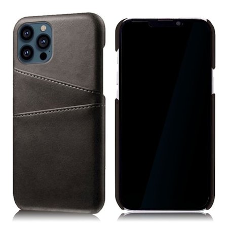 iPhone 13 Pro skal med korthållare - Svart