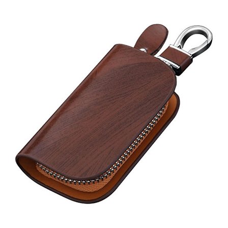 Fjärrkontroll Läderfodral Nyckelring Kedja